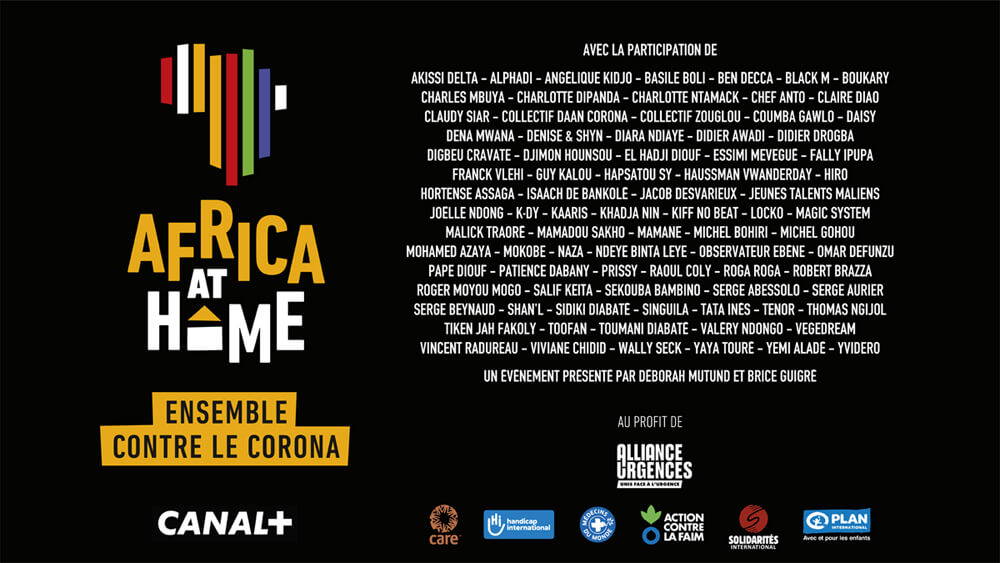 Africa at home Ensemble contre le corona