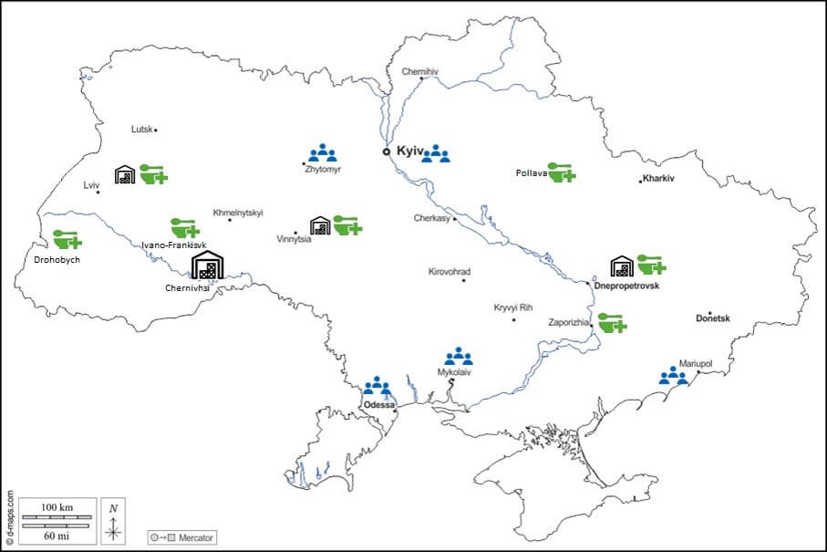 En Ukraine et aux frontières, ACF est déjà intervenue auprès de centaines de milliers de...