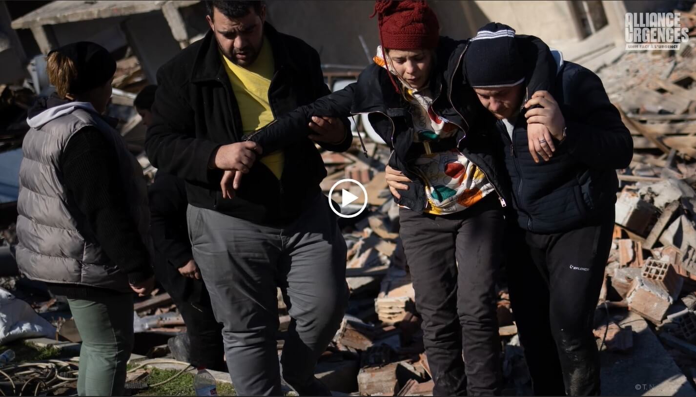 Une vidéo d'appel aux dons suite aux séismes en Turquie et en Syrie