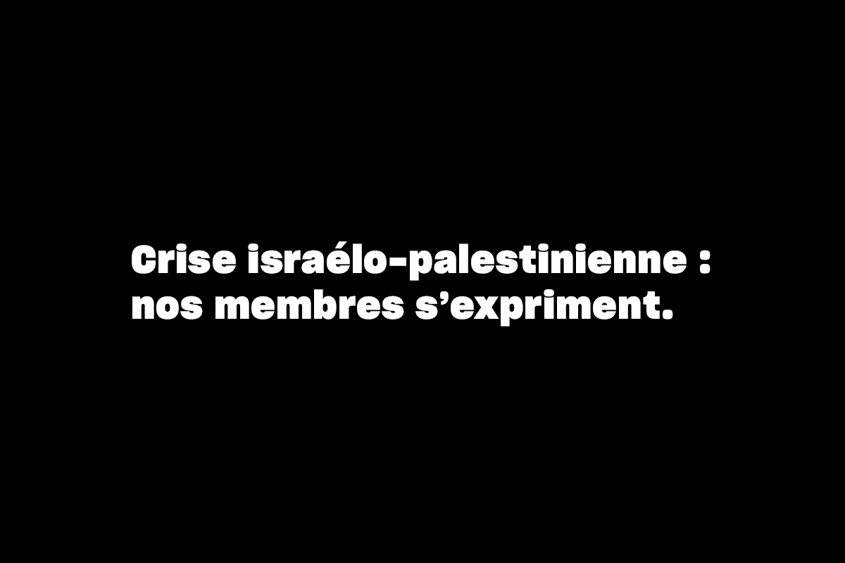 Crise israélo-palestinienne