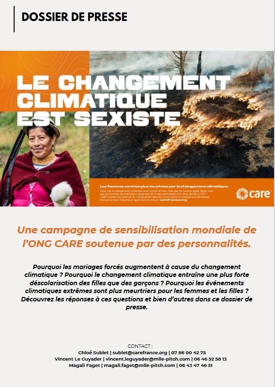 Le changement climatique est sexiste : les femmes en première ligne des conséquences (et solutions !)