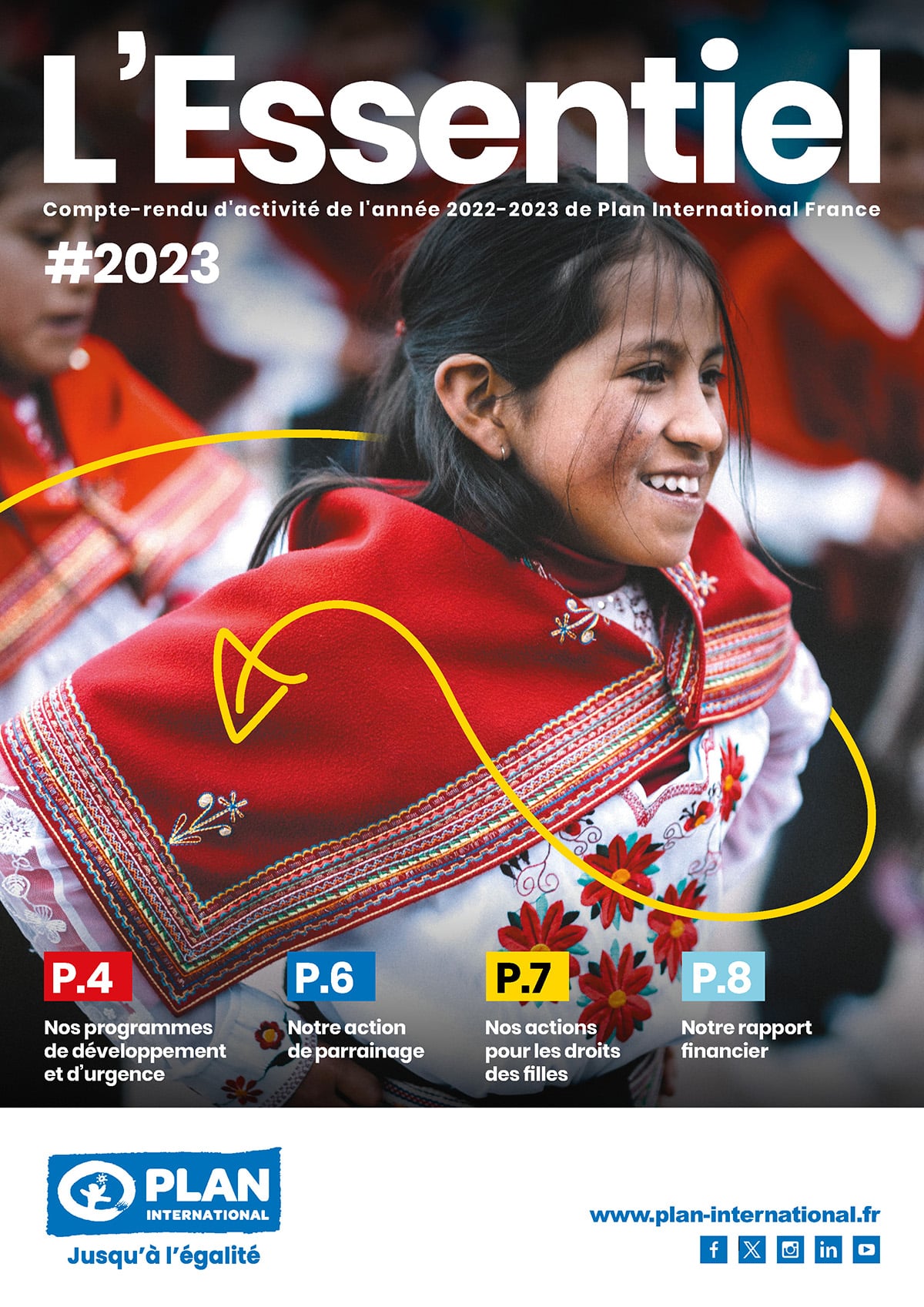 L’Essentiel du compte-rendu d’activité de l’année 2022-2023 de la fondation Plan International France