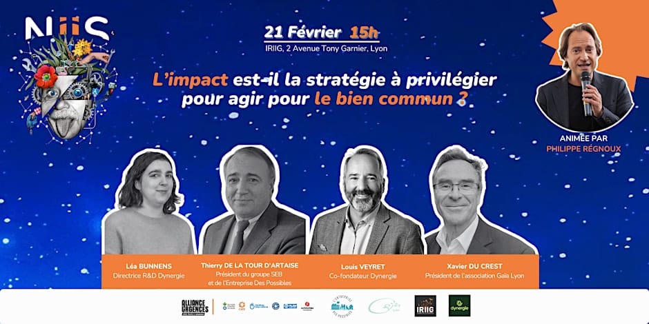 Participez à la table ronde : L’impact est-il la stratégie à privilégier pour agir pour le bien commun ?
